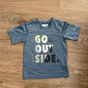 Columbia Kids Gray 'Go Outside' Tee
